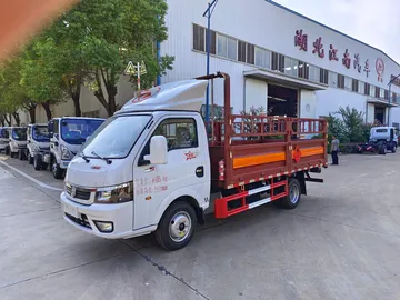 东风途逸蓝牌2吨核载工业气体钢瓶危险品运输车实拍