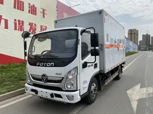 福田奥铃蓝牌爆破器材危险品运输车实拍