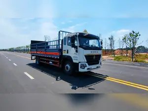重汽豪沃单桥 18 吨高栏板气瓶运输车（2类易燃气体，潍柴240马力）