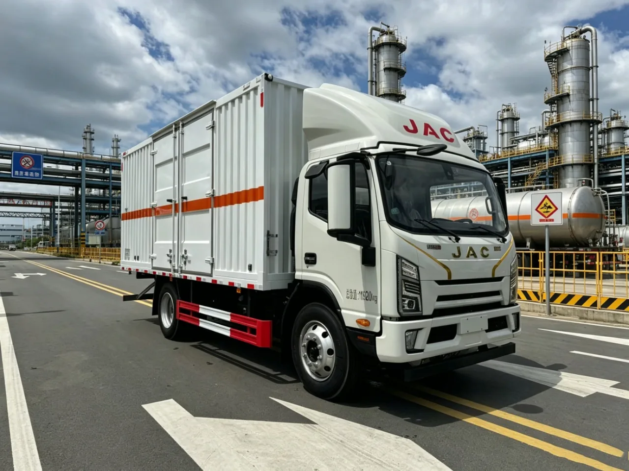 江淮骏铃S9 5.6米危险品厢式运输车（12吨）